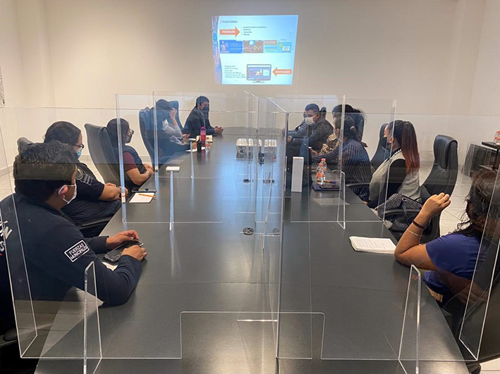 Encuentro de trabajo policía cibernética SACH y policía estatal cibernética