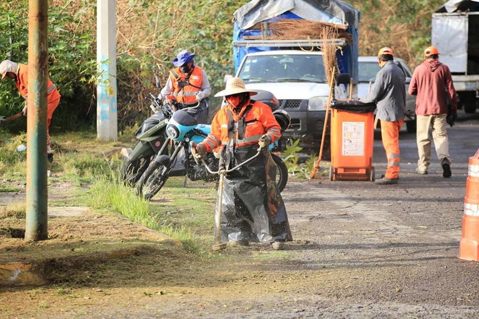 Lleva ayuntamiento jornada integral de vialidades a la entrada de La Margarita