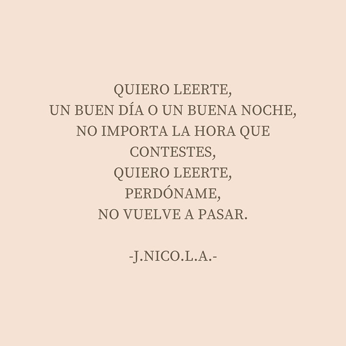 Pensamientos de Nico…