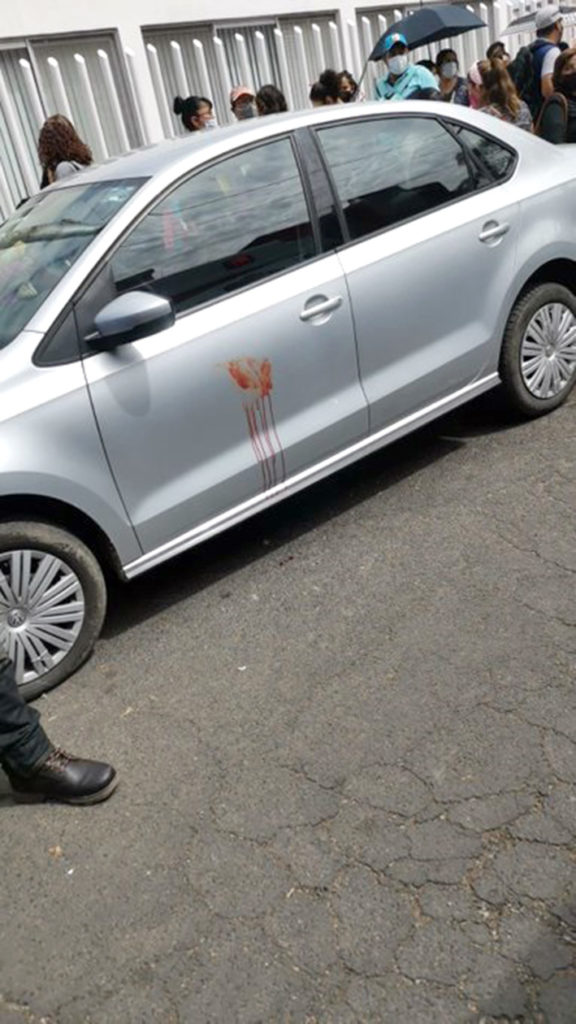Balacera en fila para vacunación, en Puebla