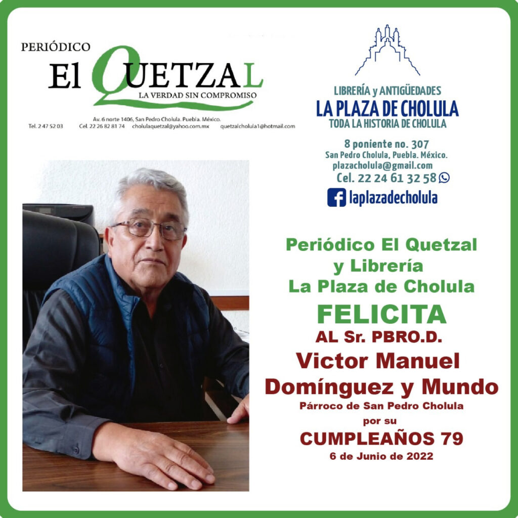 Felicitaciones Sr. Párroco