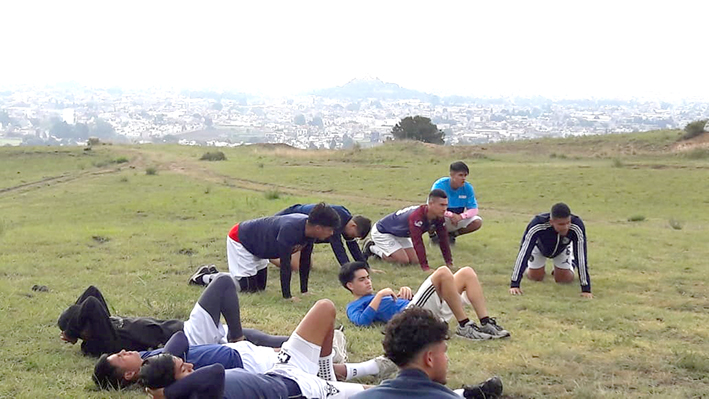 Atlético Angelópolis inició pretemporada en el cerro Zapotecas