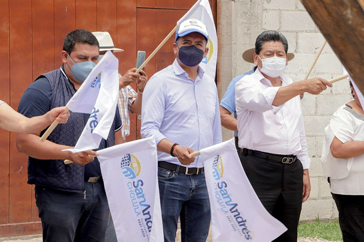 En Santa María Tonantzintla, ampliarán el alcantarillado