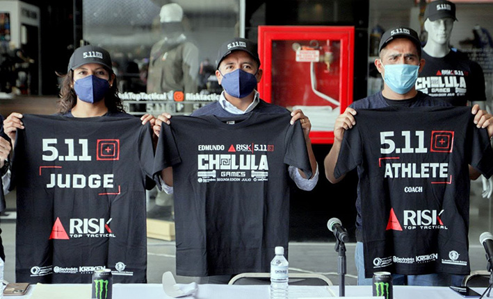 Playera oficial de «Cholula Games», presentó Mundo Tlatehui