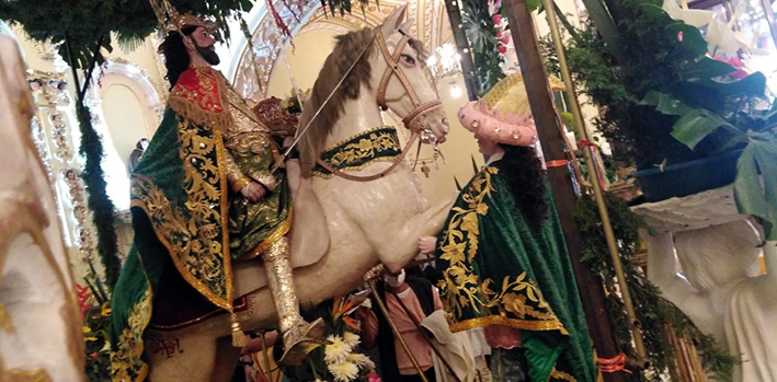 Festividad de Santiago apóstol, del barrio de Mixquitla