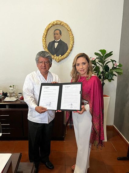 Primer acercamiento para hermanamiento con Oaxaca