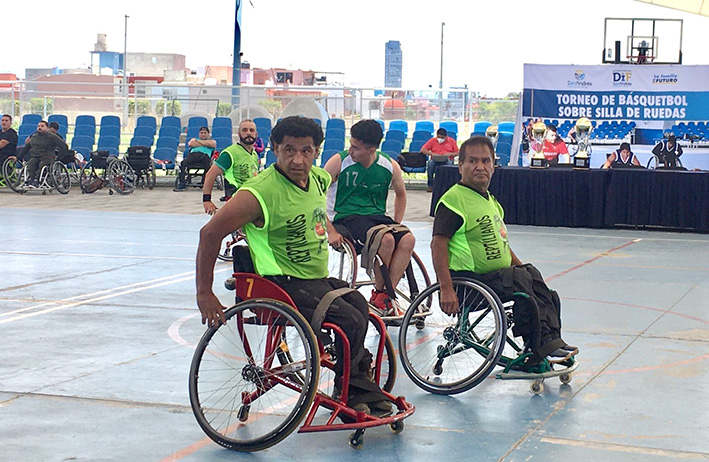 Ángeles de San Andrés, campeón en baloncesto en silla de ruedas