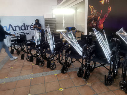 Entrega DIF 732 prótesis ortopédicas