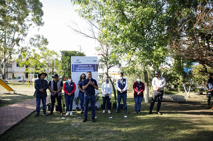 Jornada de forestación en Concepción Guadalupe