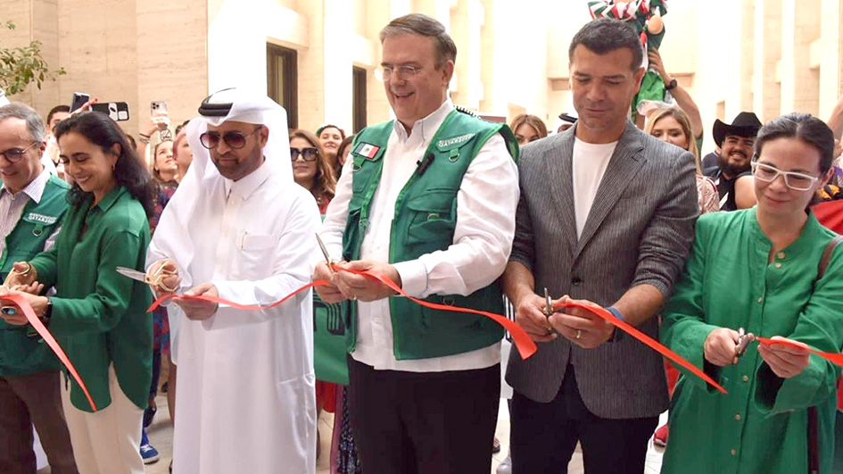 Ebrard Inaugura el Centro México en Qatar