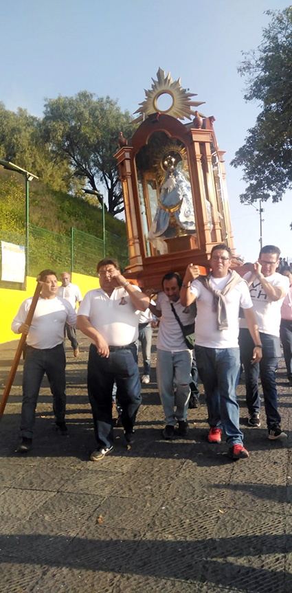 Se renovó el juramento a la virgen de los Remedios
