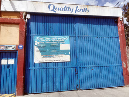 Se acercan despidos injustificados en Quality Knits