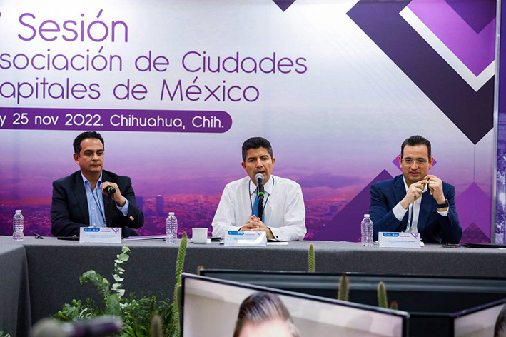 Eduardo Rivera hace un llamado a la unidad, la coordinación y el trabajo conjunto para reforzar la seguridad en los municipios