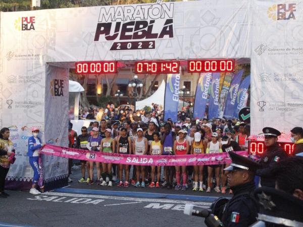 Poblanos hicieron suyo el “Maratón Puebla 2022”: Yadira Lira