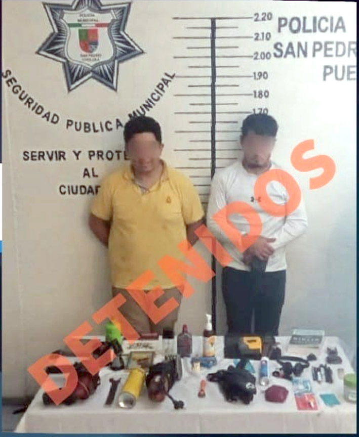 Par de pillos detuvo la municipal