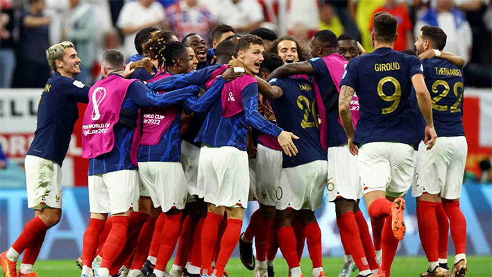 Francia gana a Inglaterra y avanza a semifinal de Qatar 2022