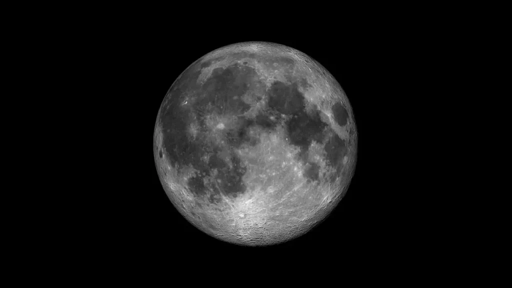 La última luna llena del 2022 en conjunción con Marte