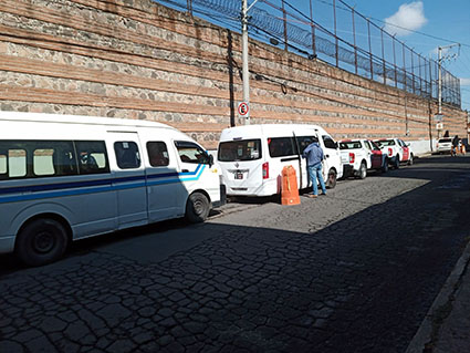 Retira SMT unidades de transporte irregular en San Pedro Cholula