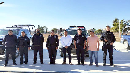Fortalece policía trabajos de seguridad en San Antonio Cacalotepec