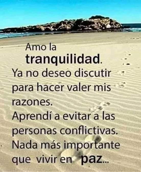 Hay que vivir en paz