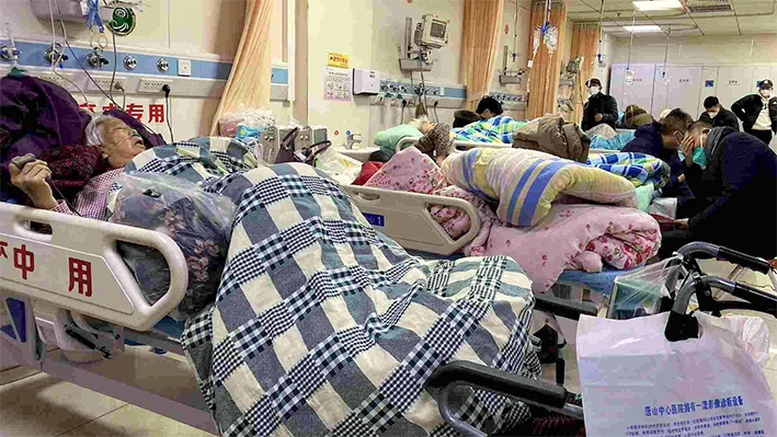 China reporta casi 60 mil muertes por covid en un mes
