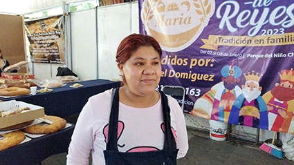 Las ventas están siendo regulares de roscas de reyes
