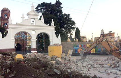 Aceptan que “Barrio Smart” causó daños en Tonantzintla