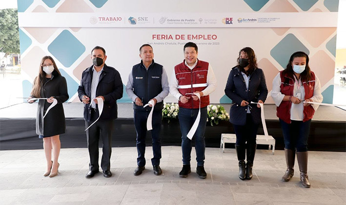 Superan Estado y Municipio meta de vacantes para Feria de Empleo San Andrés Cholula 2023