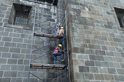 Ayuntamiento pone en marcha mantenimiento a la catedral