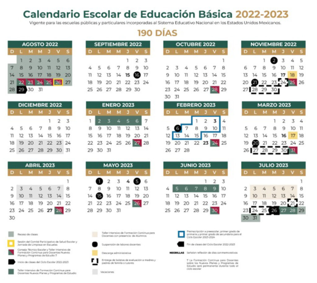 Puentes, consejos técnicos y días feriados en 2023