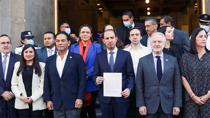 PRI, PAN y PRD buscan que SCJN invalide reforma electoral