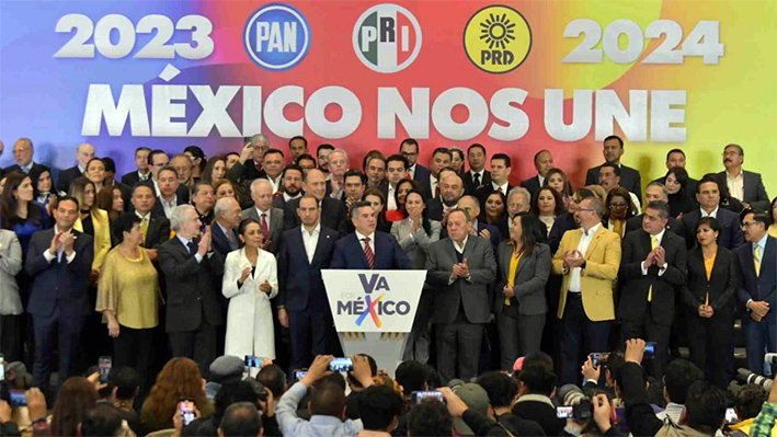 PRI, PAN y PRD van en alianza por Edomex y Coahuila