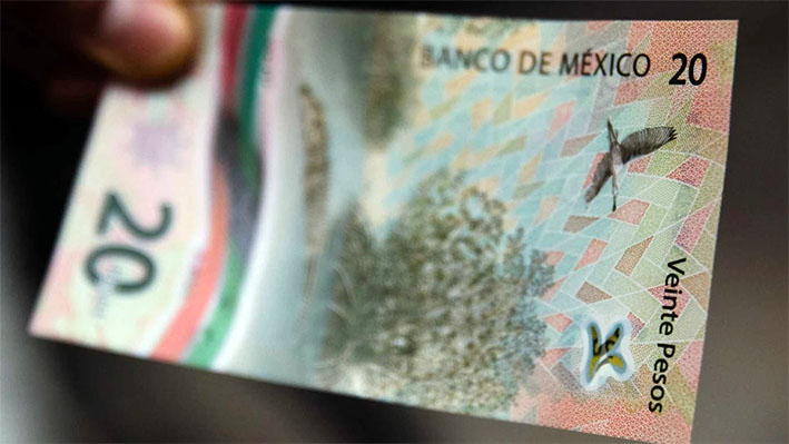 Billetes de 20 pesos y otros, se retiran poco a poco