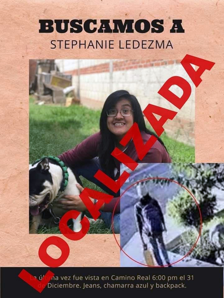 Servicio Social; fue Localizada