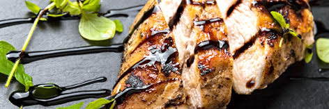 Pollo con reducción de balsámico