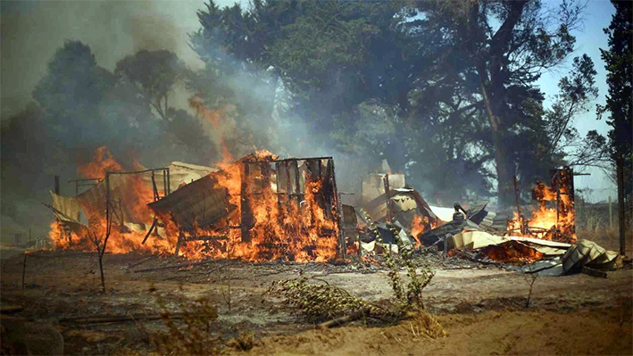 Los incendios forestales en Chile y la solicitud de apoyo internacional