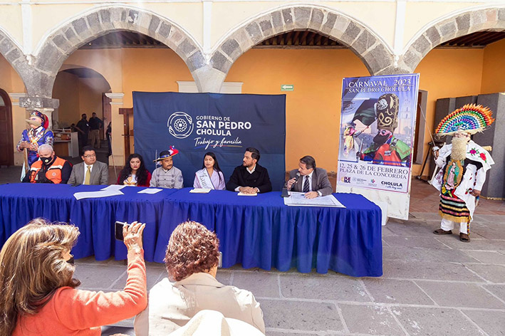 Presentaron oficialmente el Carnaval Cholula 2023