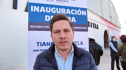 Se reemplazó el laminado del Tianguis Xixitla: Carlos Carpinteyro
