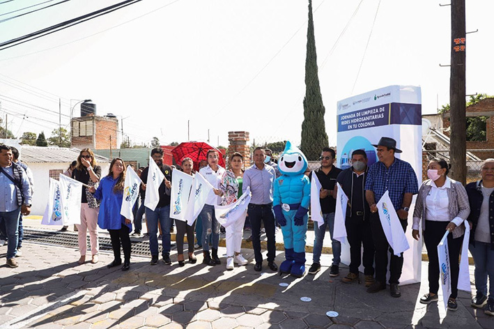 En marcha jornada de limpieza de redes hidrosanitarias