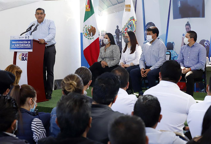 En Puebla la seguridad pública es buena, pero gobierno estatal trabaja para mejorarla: Sergio Salomón