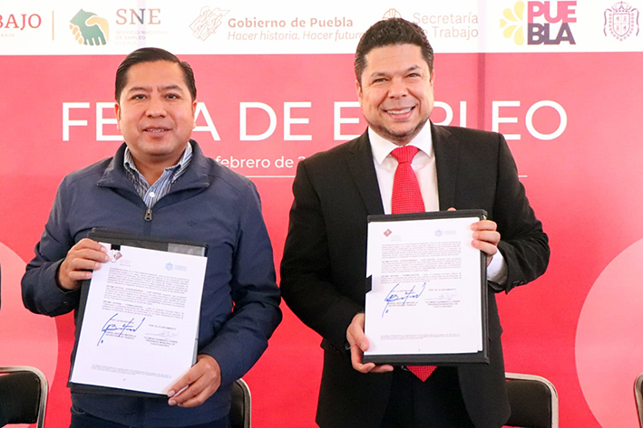 Firman Trabajo y Ayuntamiento de Cuautlancingo convenio para promoción del empleo