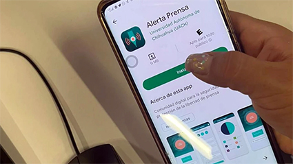 Activan App “Alerta Prensa” para protección de periodistas