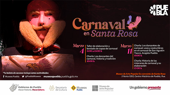 Ofrecerá gobierno estatal pláticas y talleres sobre carnavales en el Ex Convento de Santa Rosa