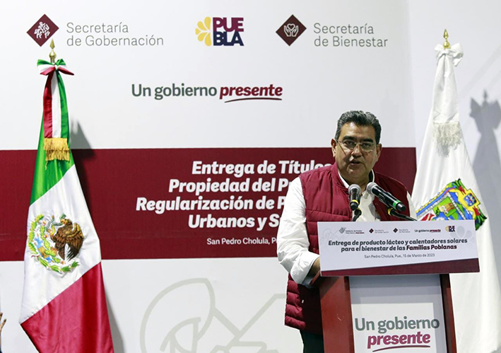 Hoy Puebla cuenta con un gobierno estatal cercano, presente y que trabaja por todos, refrenda Sergio Salomón
