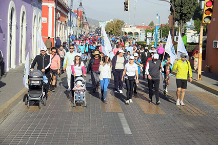 “Familia en Ruedas” combinó caminata y rodada