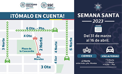 San Pedro Cholula, listo para la semana santa 2023