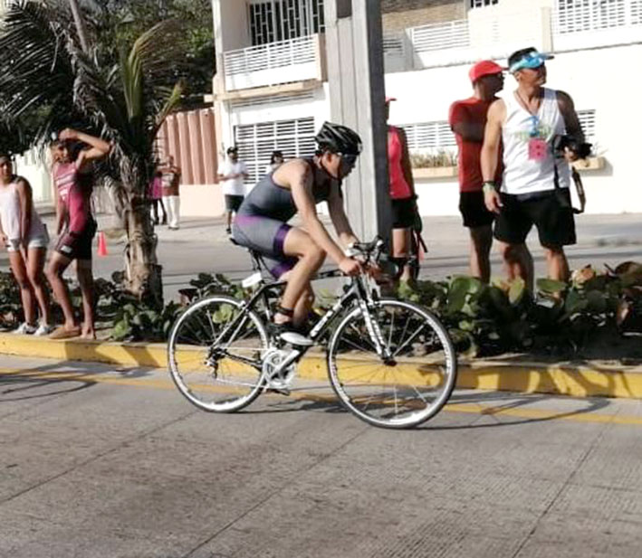Santiago Antonio Campos, 4to lugar en Triatlón Súper Sprint
