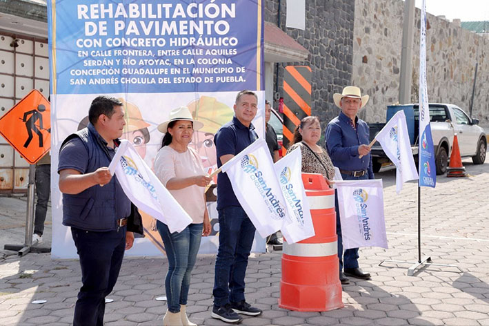 Calle Frontera en Concepción Guadalupe será rehabilitada