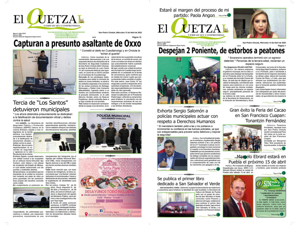 Nuestra Portada, Edición 2594, 12 Abril 2023