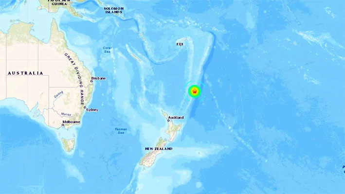 Terremoto de magnitud 7.3 sacude norte de Nueva Zelanda